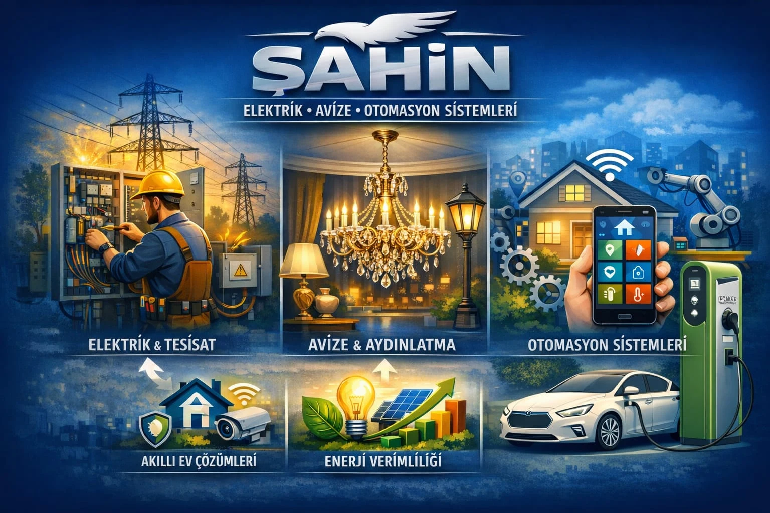 Konya Elektrik Şahin Elektrik Avize & Otomasyon Sistemleri